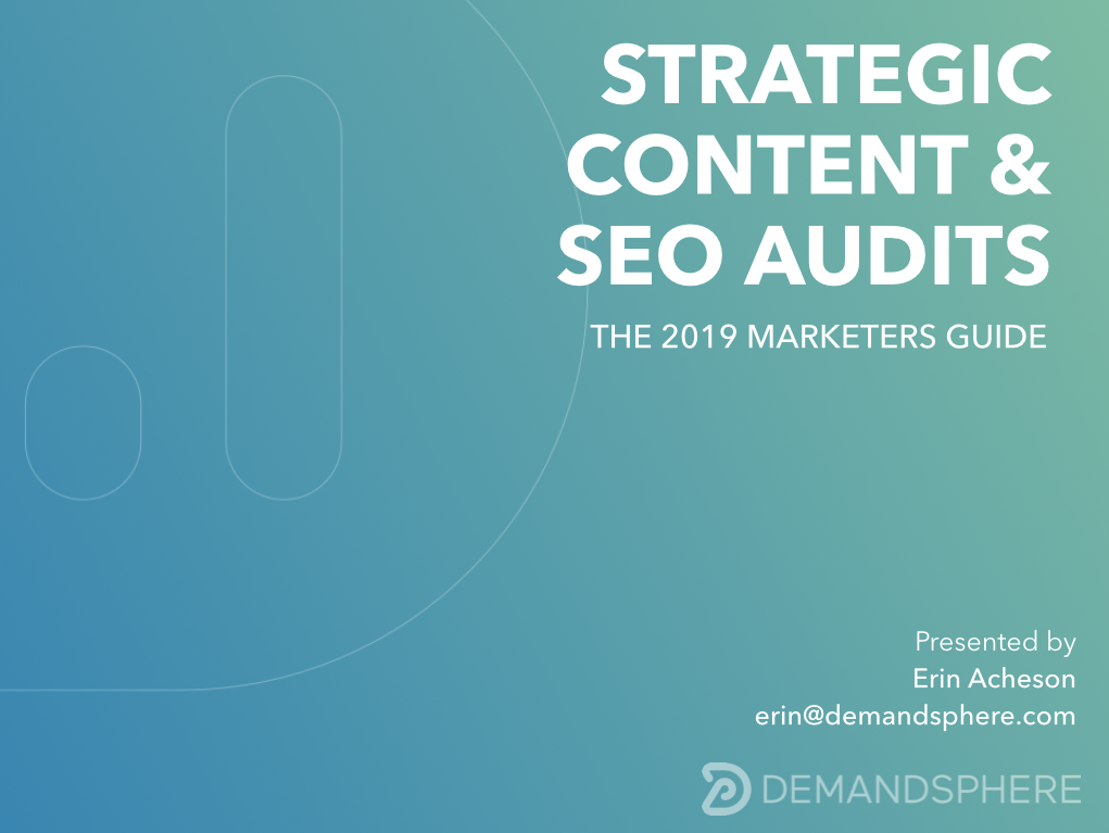 SEO Site Audit Strategy 101: A Marketers Guide to Content Audits