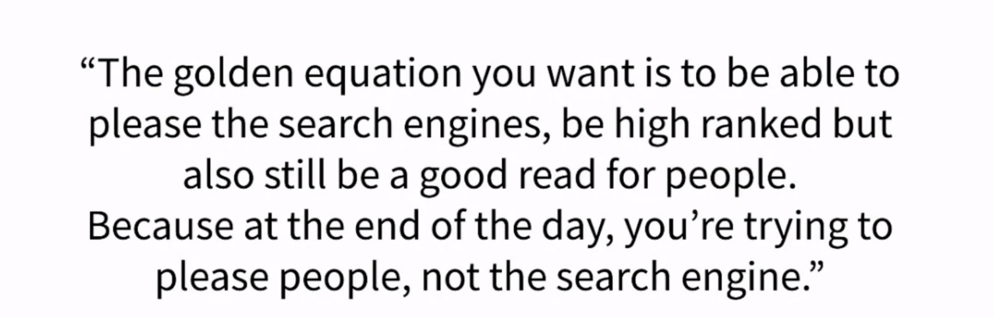 SEO perspectives: Should you write for user experience or for search engines?