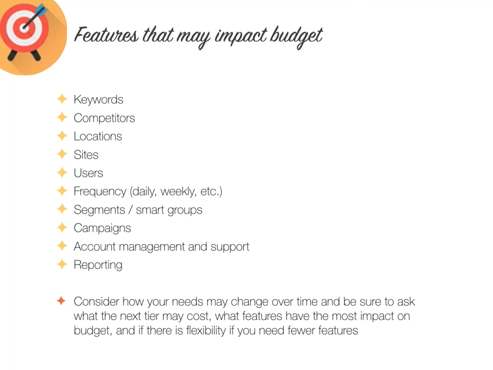 Survive marketing platform demo with your budget intact
